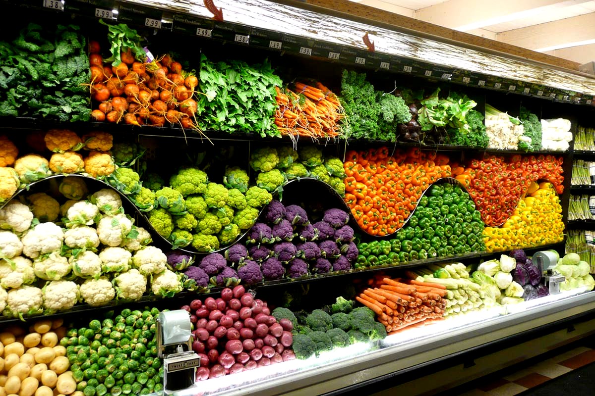 大型5天半蔬菜，水果店首次上市